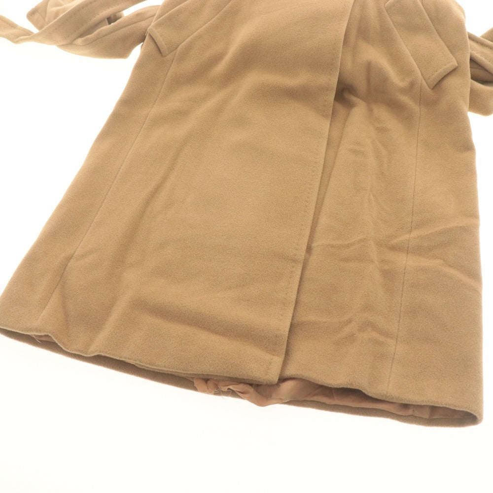 ■ MAX MARA マックスマーラ トレンチコート ロング 1600014 長袖 アウター ジャケット 襟 レディース 38 (M相当) ベージュ ハンガー付き