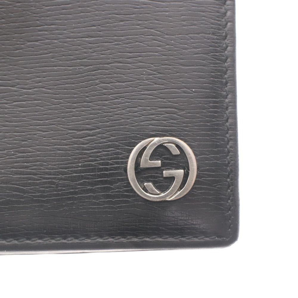 ■ Gucci Bifold Wallet with Interlocking G, Men's, Black