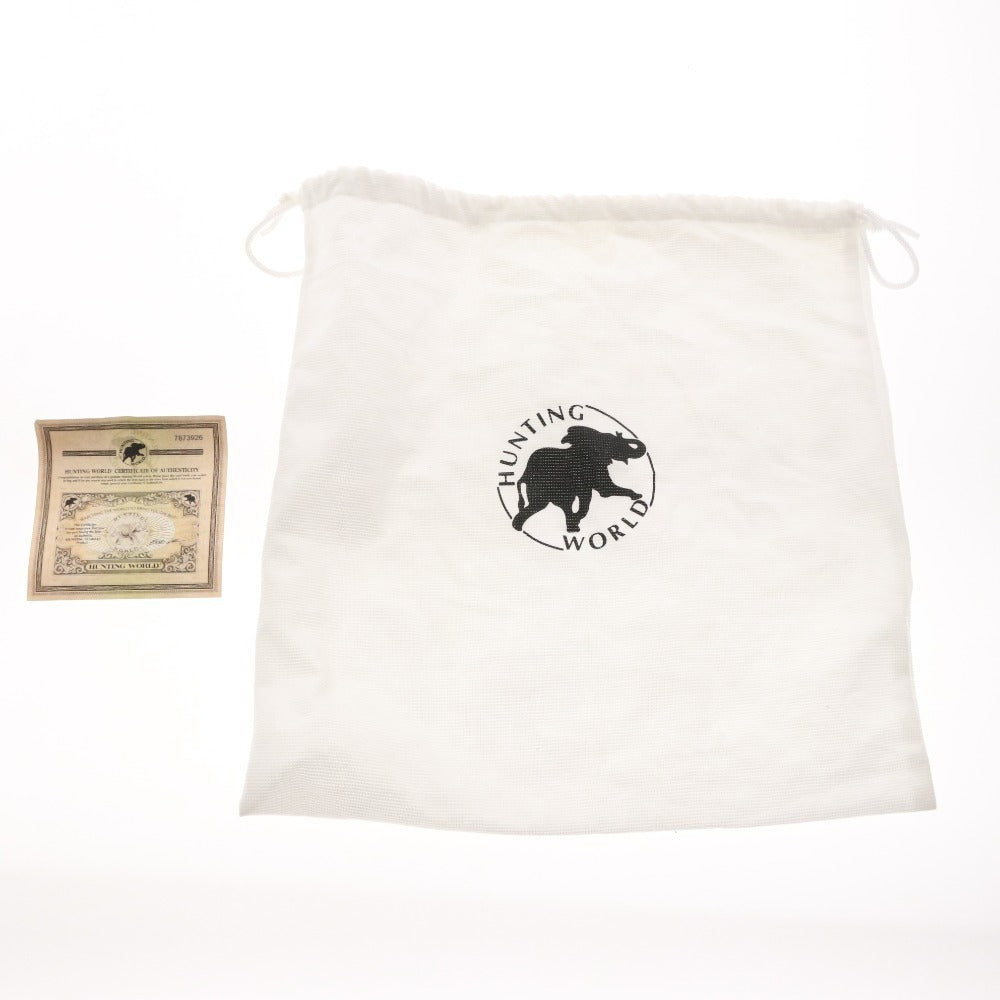 ■ HUNTING WORLD Hunting World Shoulder Bag, Handbag, Shoulder Strap, Zipper Pocket, Men's, Khaki