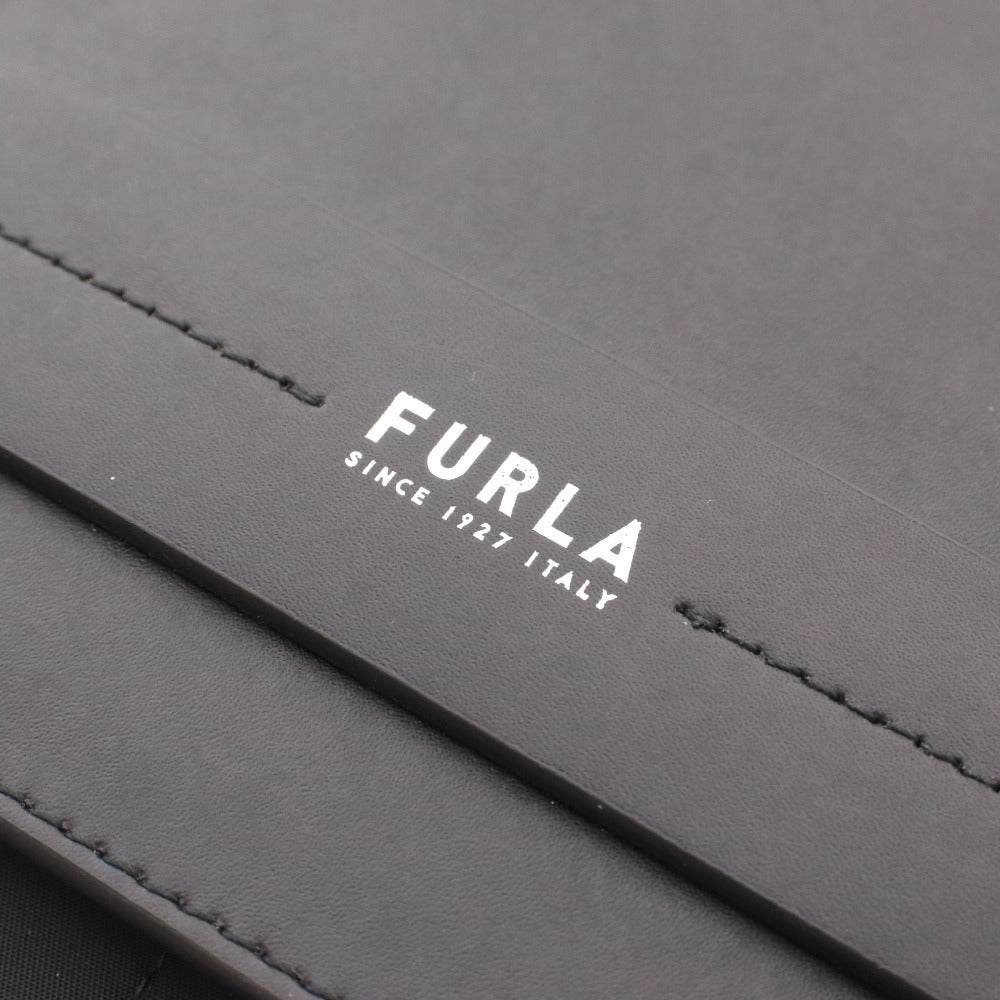 ■ FURLA フルラ メッセンジャーバッグ ショルダーバッグ 鞄 ファスナー マグネット メンズ ブラック