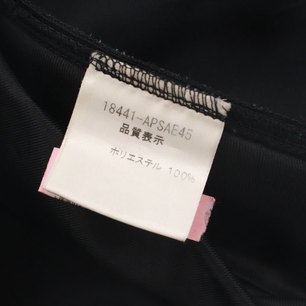 ■ フォクシーニューヨーク FOXEY NEW YORK ワンピース ノースリーブ ストレッチ スリット 日本製 レディース 38 (S相当) ブラック