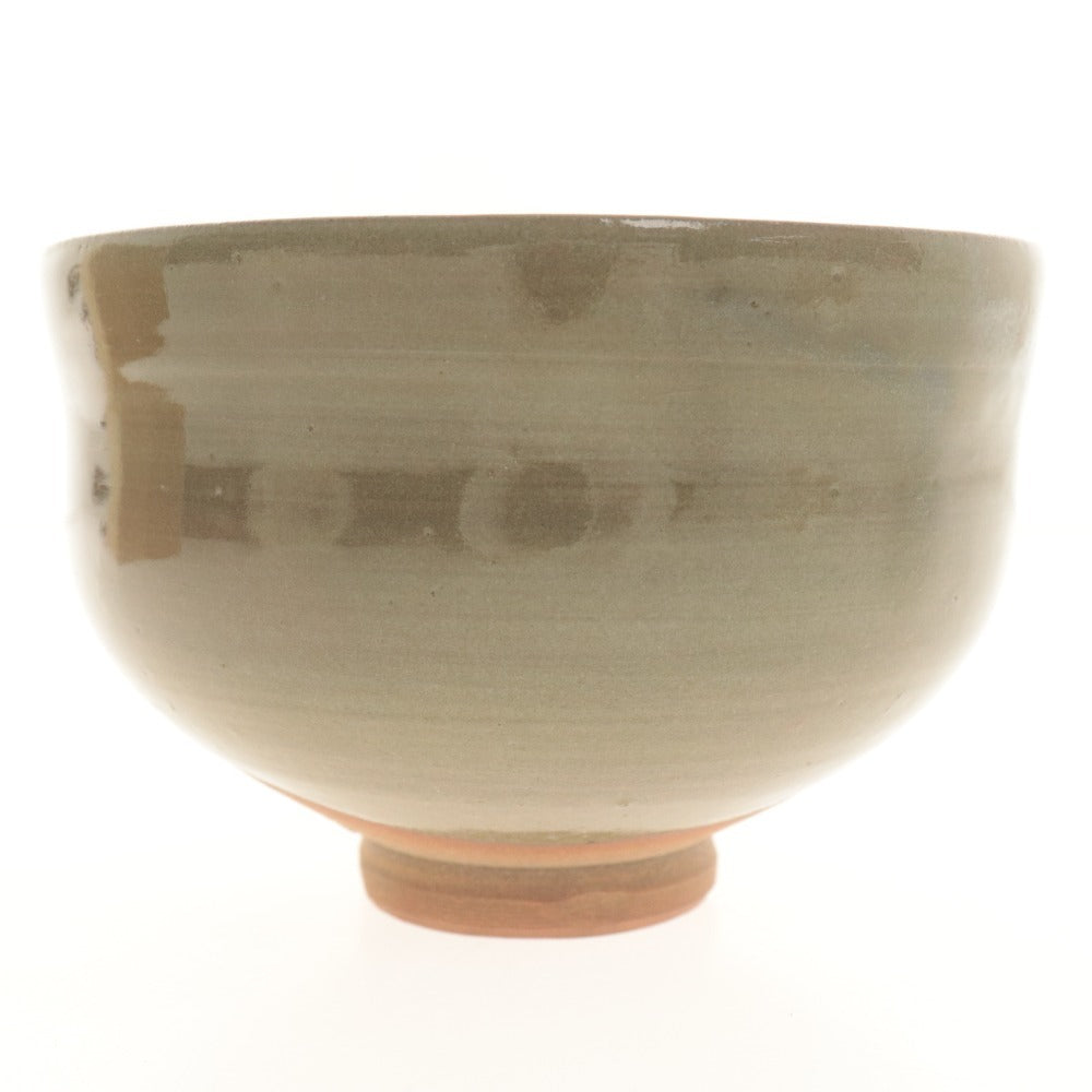 ■ Keiwun Kuroi Teabowl Mushiake ware, with potter's mark and signature, tea ceremony utensil, matcha, ceramic, with original box and accessories