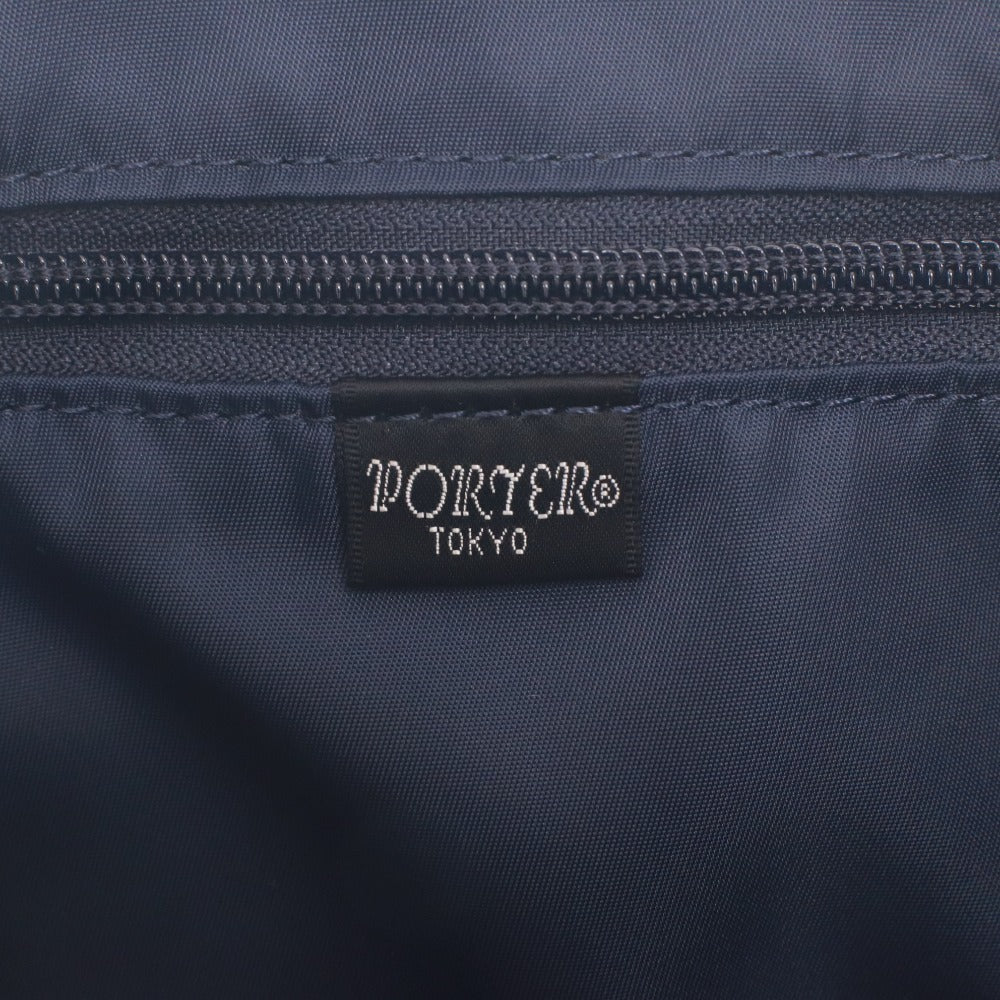 ■ PORTER PLAN Backpack Rucksack Bag Zipper Pockets Men's Women's Navy