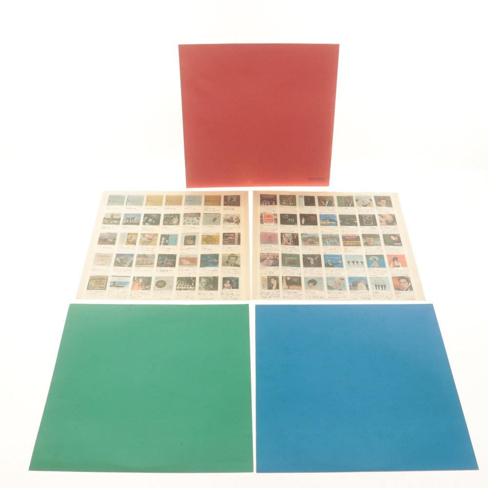 ■ THE BEATLES'STORY LPレコード 赤盤 BOX 2枚組 ビートルズ物語 OP-7553-4 STEREO 付属品 帯付き