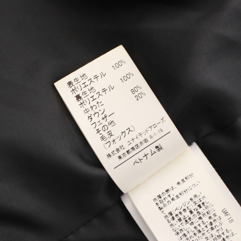 ■ グリーンレーベルリラクシング GREEN LABEL RELAXING ダウンジャケット アウター レディース 36(S相当)ブラック