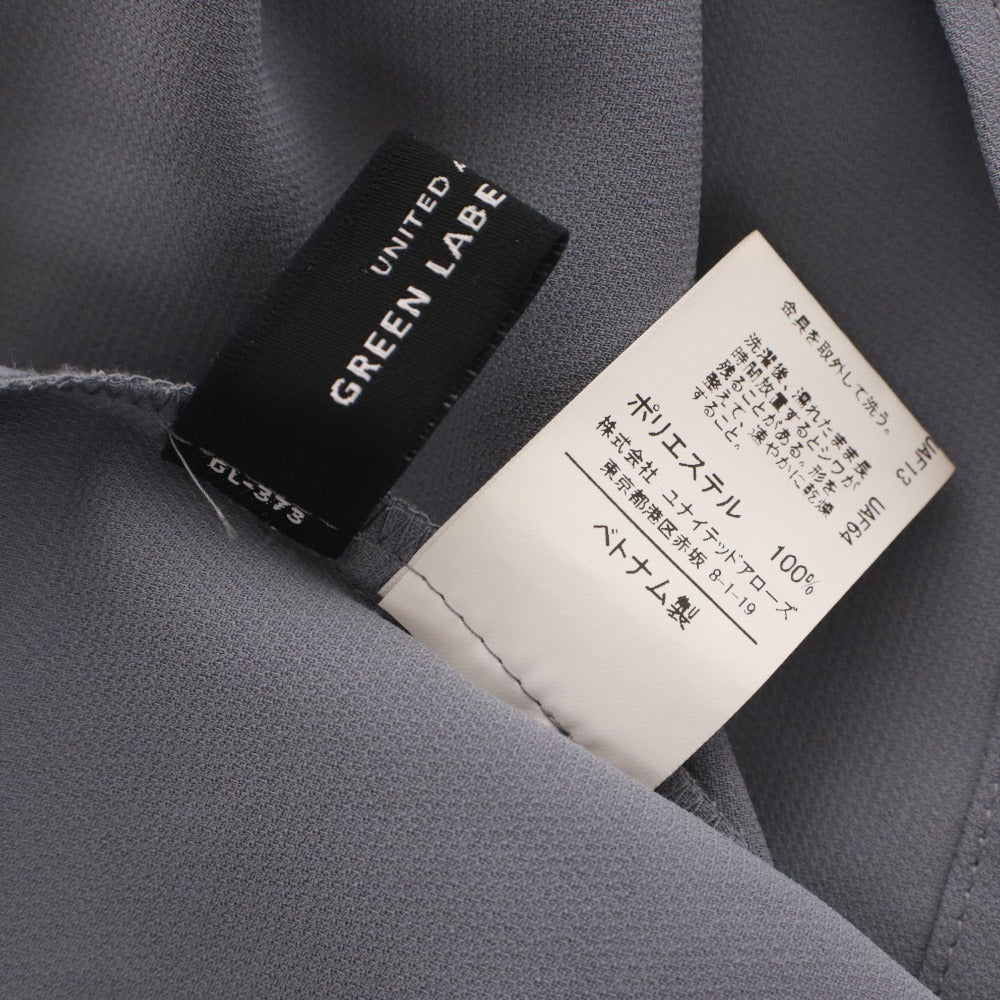 ■ グリーンレーベルリラクシング GREEN LABEL RELAXING ブラウス 長袖 トップス ボウタイ レディース F グレー