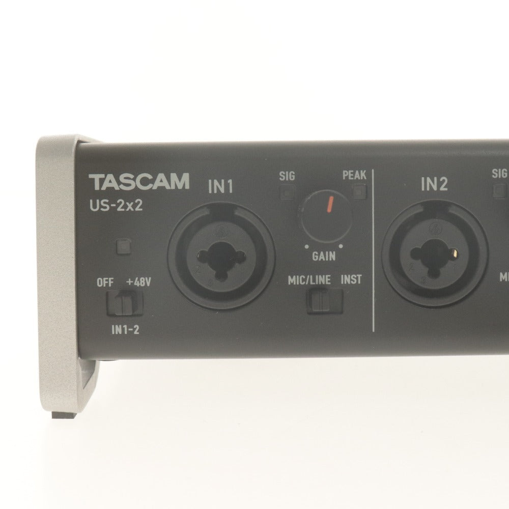 ■ TASCAM タスカム オーディオインターフェース US-2x2 MIDI DTM 機材 箱/付属品付き 動作確認済み