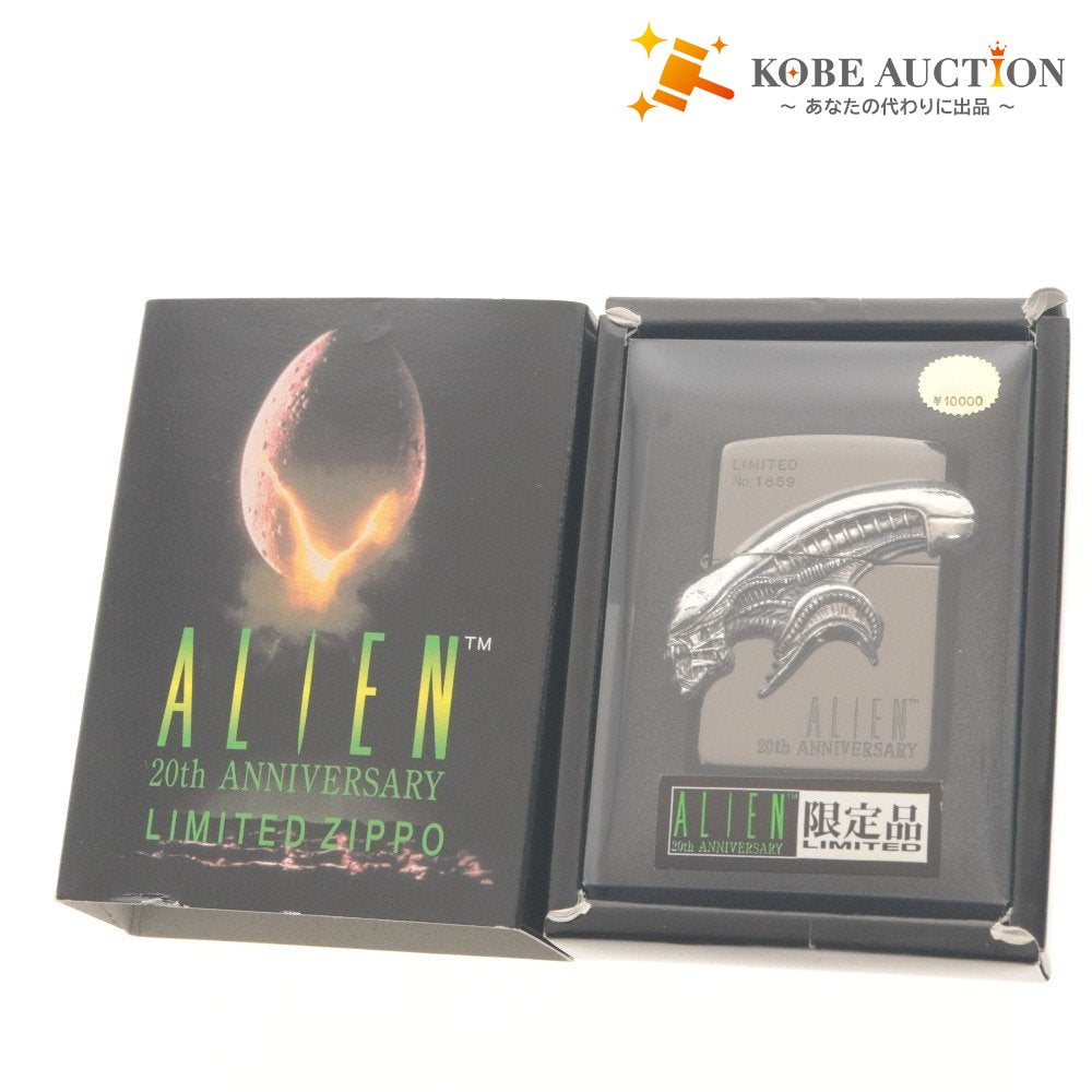 □ ZIPPO ALIEN エイリアン オイルライター ヘッド 20周年記念 20th