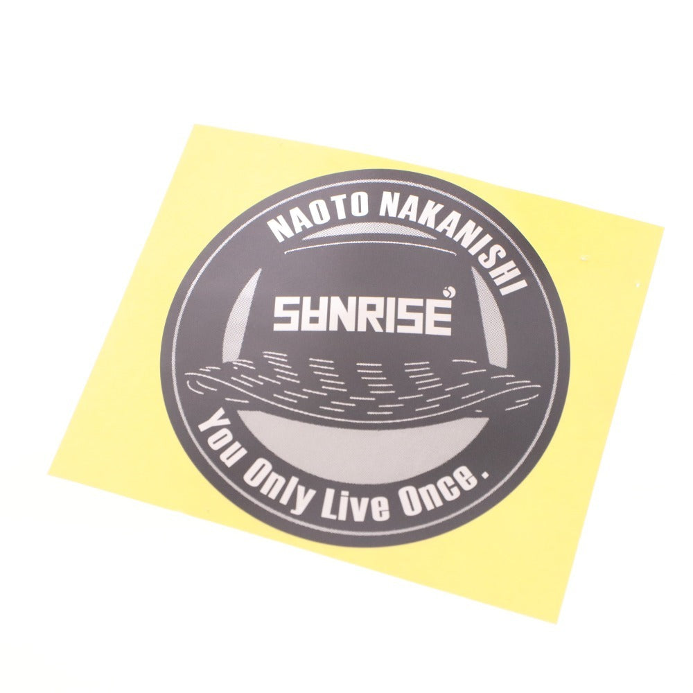 ■ SUNRISE サンライズ Tシャツ 長袖 丸首 トップス ウェア ゴルフ ロゴ 無地 メンズ レディース M オレンジ シール付き