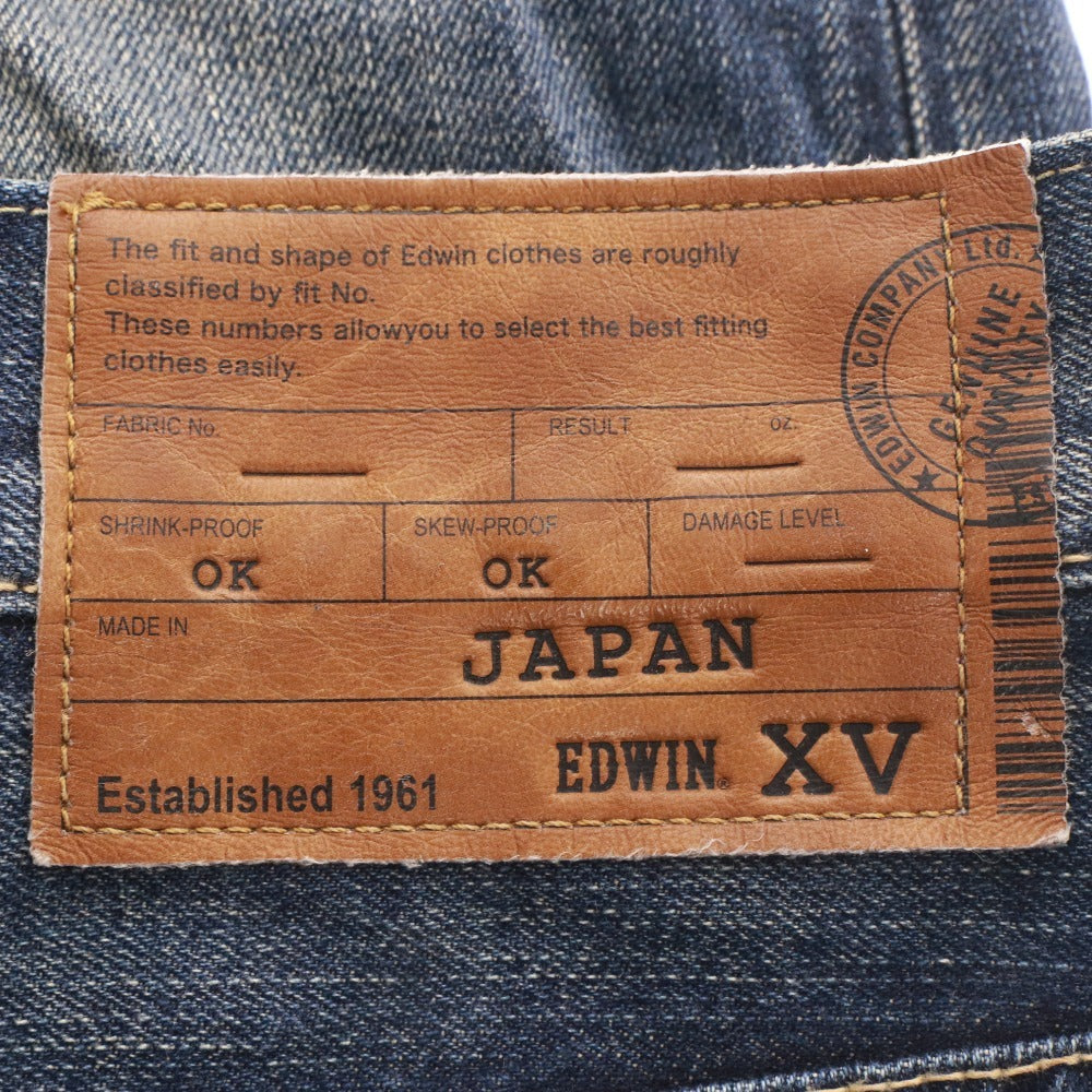 ■ EDWIN エドウィン ジーンズ パンツ 474XV ボトムス デニム コットン 日本製 メンズ 40 インディゴブルー