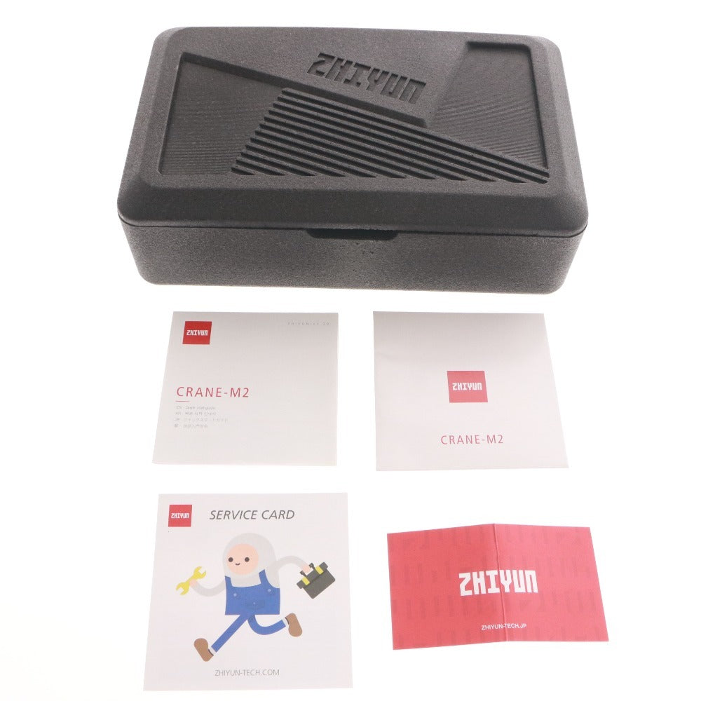 ■ ZHIYUN ジーユン ジンバル CRANE-M2 3軸ジンバルスタビライザー スマホ アクションカメラ デジカメ 一眼 ケーズ 付属品付き