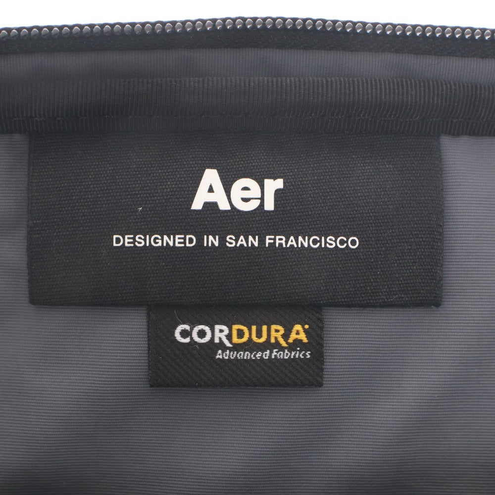 ■ Aer エアー ショルダーバッグ 鞄 ファスナー ポケット ベルト メンズ ブラック