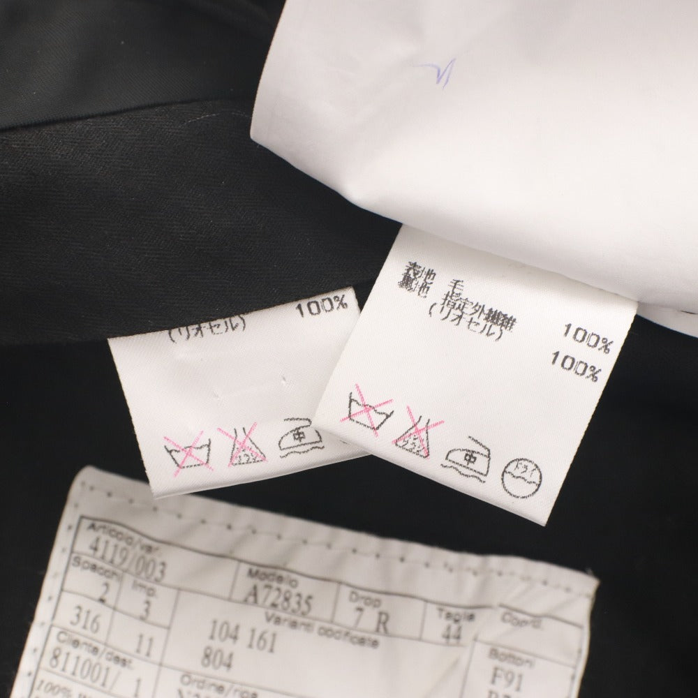 ■ BARNEYS NEW YORK Suit Bespoke Belvest Setup Windowpane Check Men's 44 (S equivalent) Gray