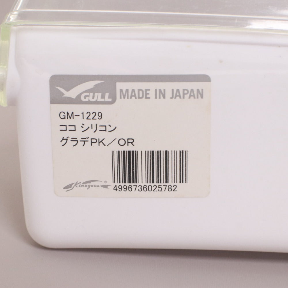■ GULL ガル マスク COCO シリコン グラデPK/OR GM-1229 スキューバー ダイビング レディース ホワイト ブルー ケース付き 新品 未使用
