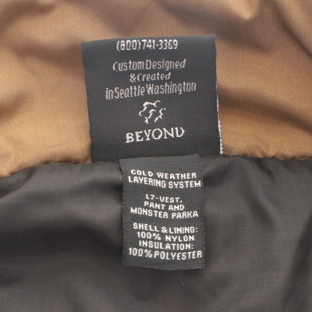 ■ BEYOND CLOTHING Special Forces US Military Issue PCU ECWCS Level 7 Vest Cold Weather Layering Outer Inner Men's M Brown Excellent Condition