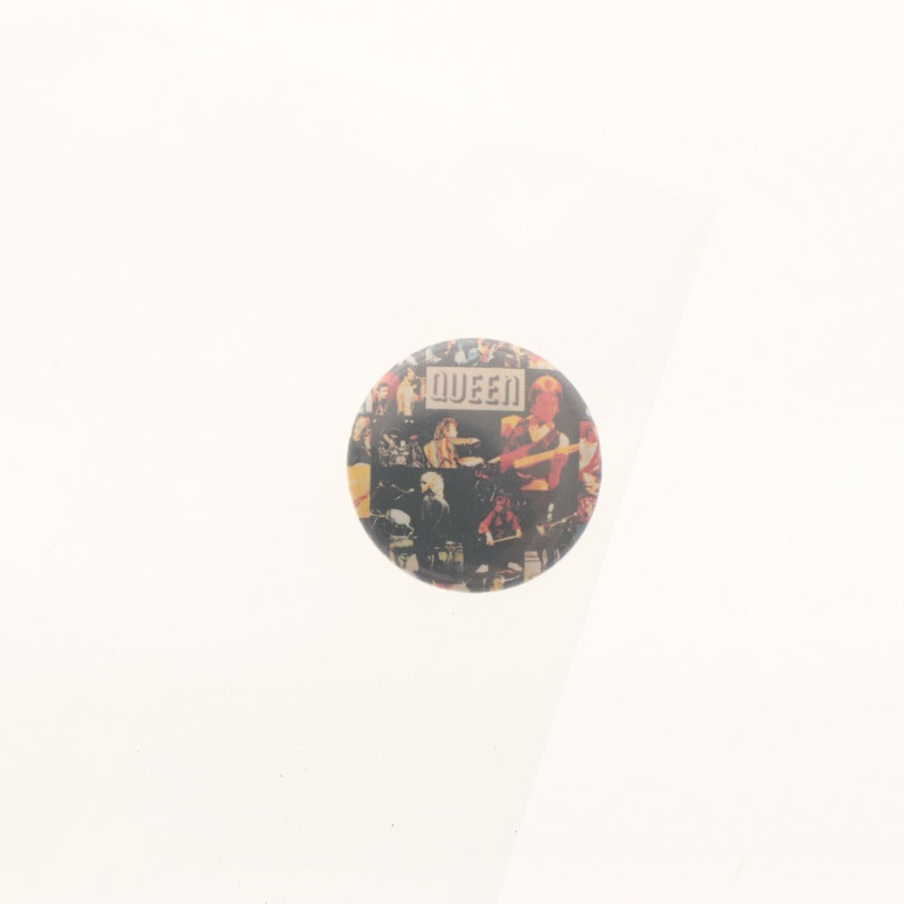 ■ Queen Poster Postcard Button Badges 8 Piece Set Freddie Mercury Goods Band Rock Retro Long-term Storage