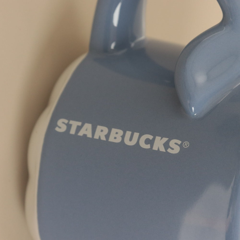 ■ STARBUCKS スターバックス マグカップ 韓国限定 くじら 陶器製 355ml 箱付き 未使用