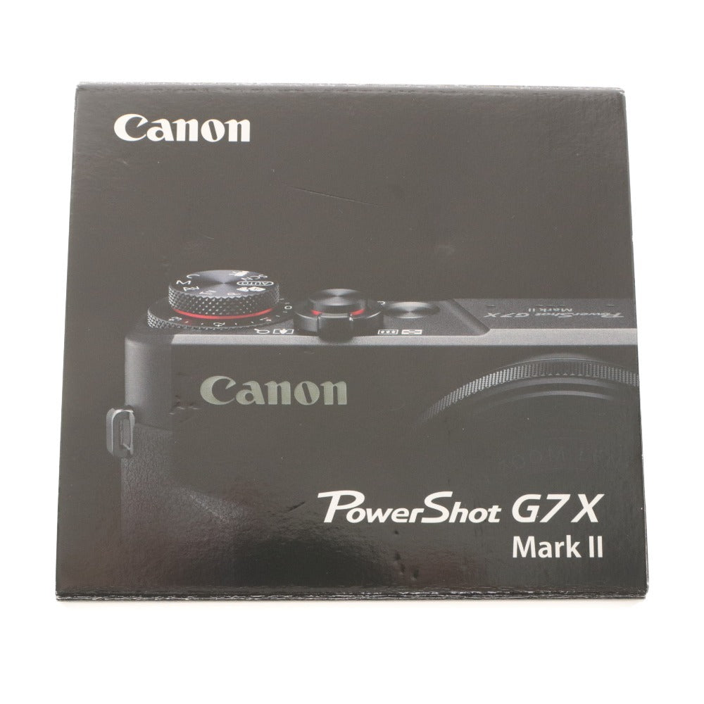 ■ Canon Digital Camera PowerShot G7 X Mark II Compact Lens 8.8-36.8mm 1:1.8-2.8 With Box and Accessories, Power Confirmed