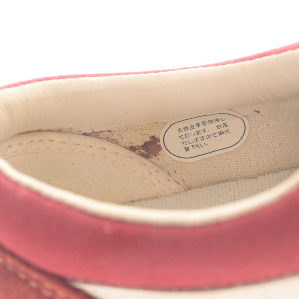 ■ VANS スニーカー NEW JAZZ ニュージャズ V2000 ストリート感 キャンバス メンズ レディース 6 (24cm相当) レッド 白 未使用(訳アリ)
