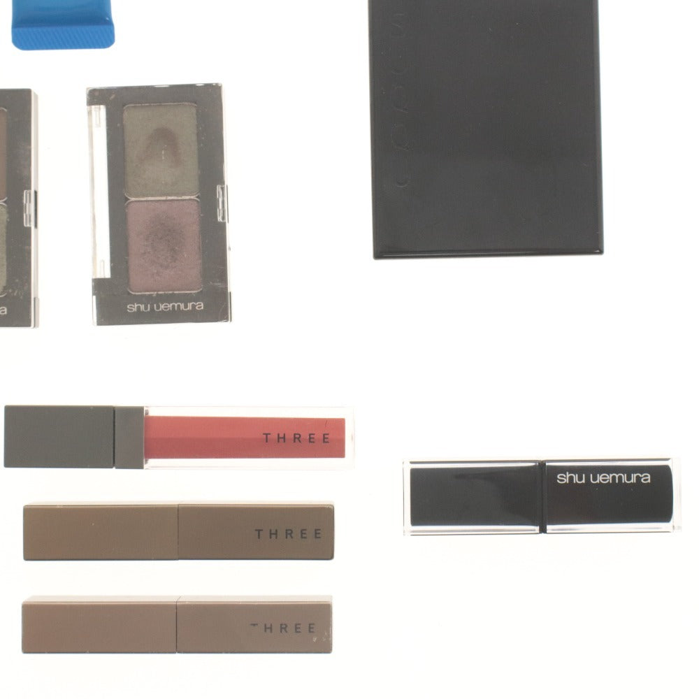 ■ THREE shu uemura NARS 等 コスメ セット まとめ売り アイシャドー アイブラウ ブラッシュ コンシーラー リップクリーム 等 化粧品