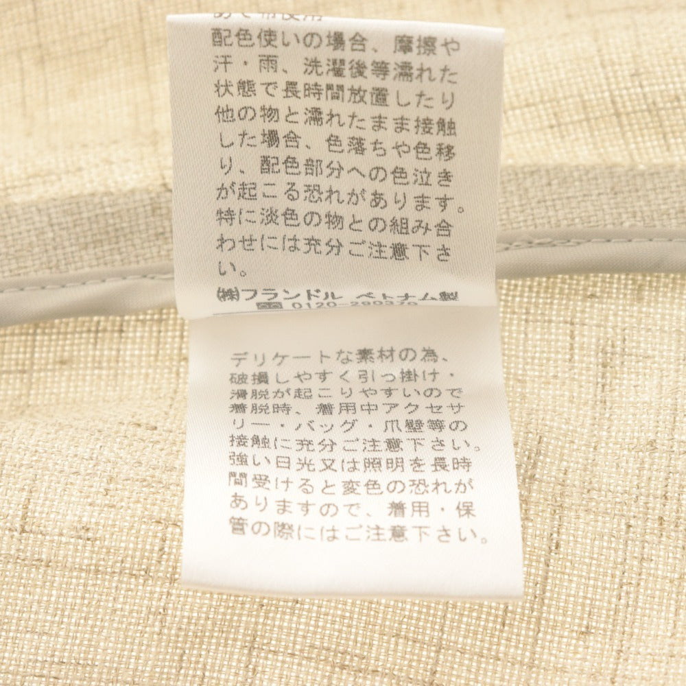 ■ イネド INED ロングコート アウター ノーカラー 薄手 スプリング パイピング レディース 7(S相当)ライトベージュ系