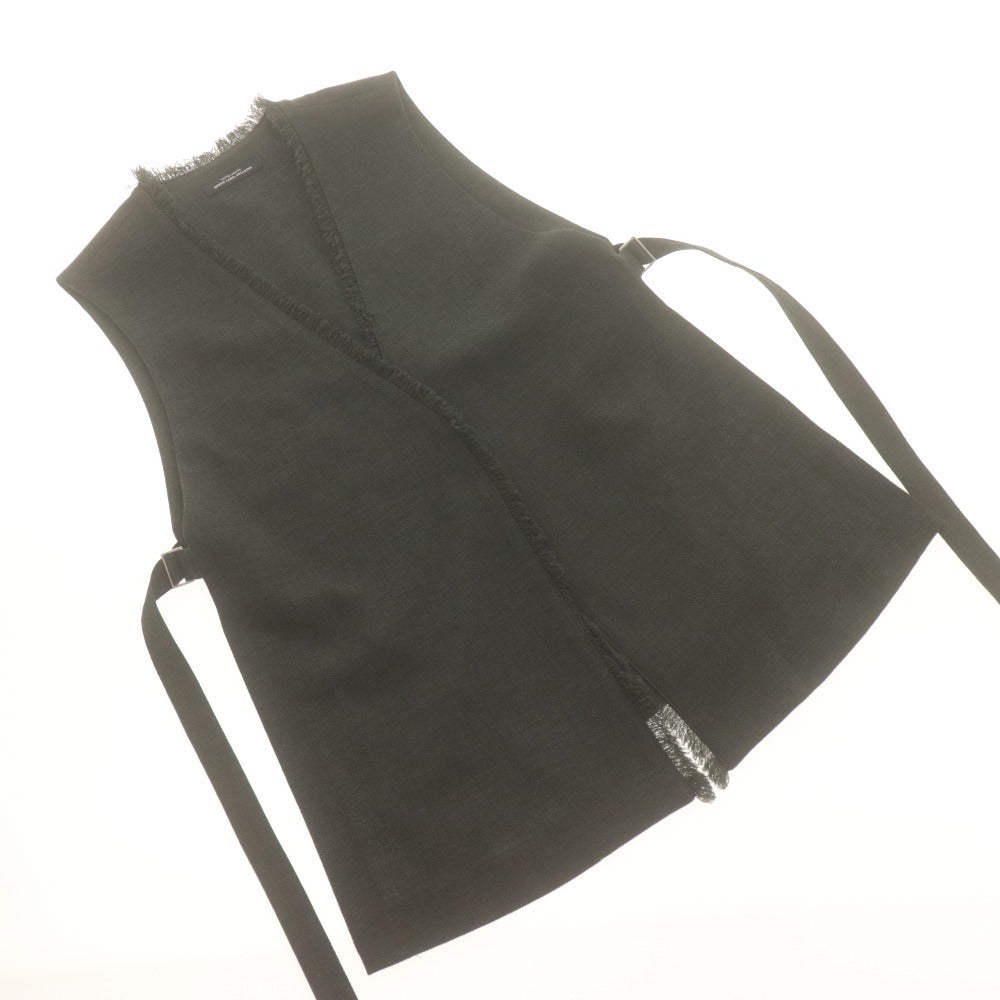 ■ green label relaxing UNITED ARROWS Gilet Vest Outerwear Tops Fringe Women's Dark Gray