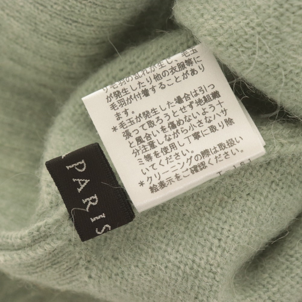 ■ ダナパリ DANA PARIS ニットトップス 長袖 ハイネック タートル レディース 11号 ライトグリーン
