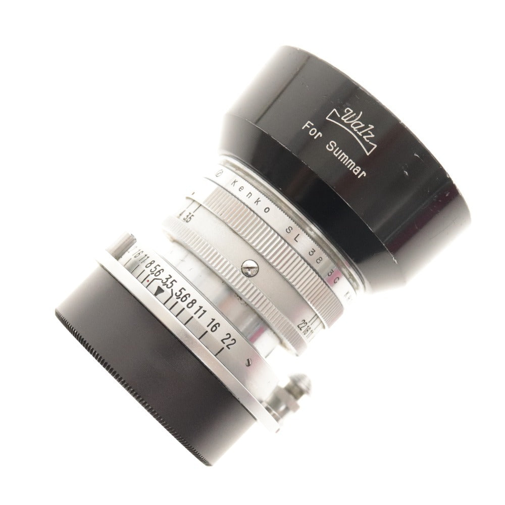 ■ コニカ カメラレンズ Konishiroku Hexar 50mm F3.5 ライカL39スクリューマウント オールドレンズ 和製エルマー カメラ用品 光学機器