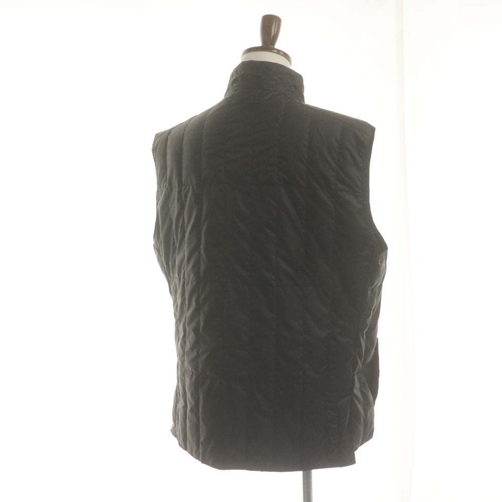 ■ 23区 HOMME コート 長袖 アウター スタンドカラー インナーダウン メンズ 50L C100~106 (XL相当)ブラック インナーダウン付き