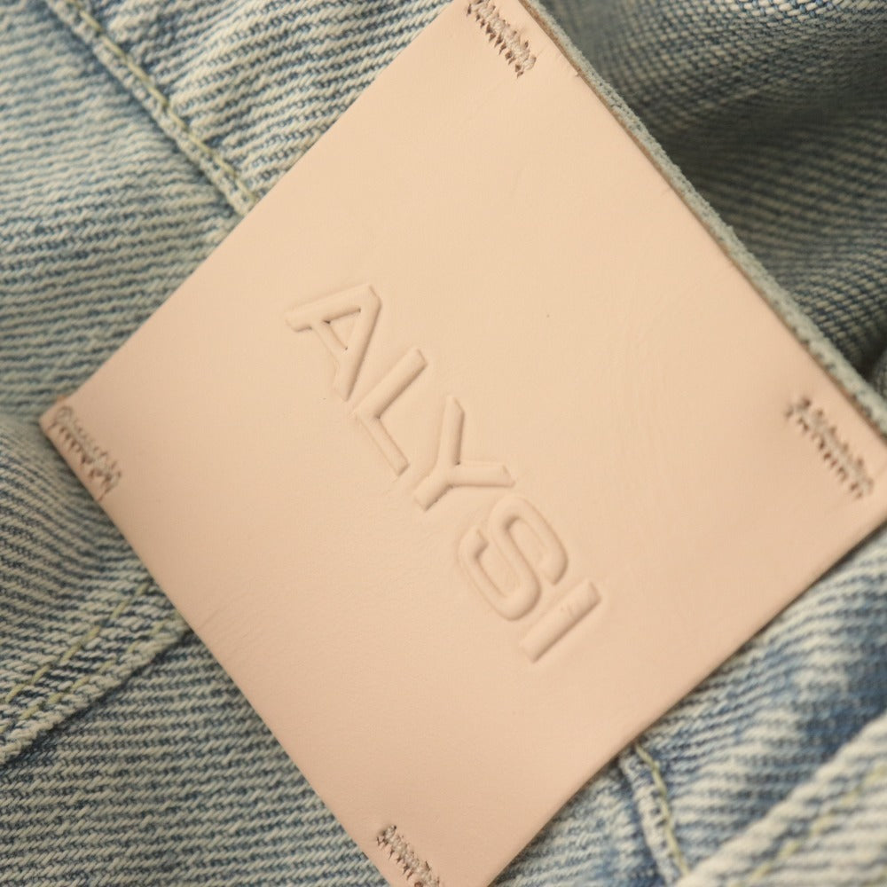 ■ アリジ ALYSI ロングスカート ボトムス デニム ジップ スリット センソユニコ レディース 40(L相当)ライトブルー