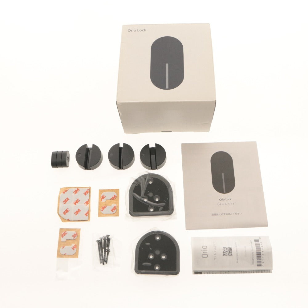 ■ Qrio キュリオ スマートロック Qrio Lock Q-SL2 後付け ハンズフリー解錠 オートロック セキュリティ 箱 付属品付き