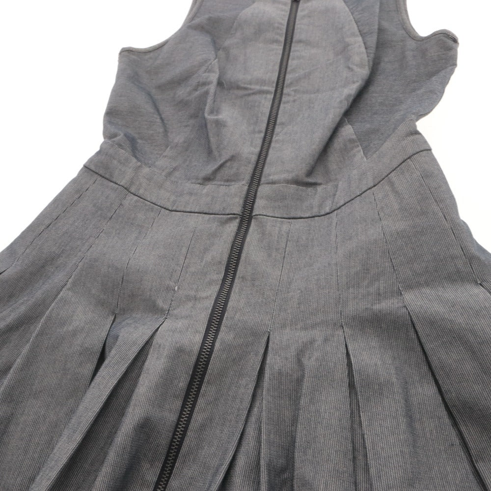 ■ A|X ARMANI EXCHANGE アルマーニエクスチェンジ ワンピース トップス ボトムス 丸首 ノースリーブ ファスナー レディース 00 グレー系