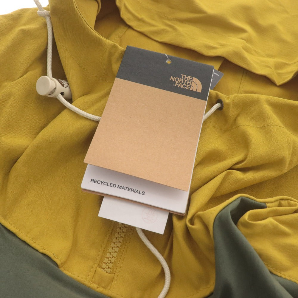 ■ THE NORTH FACE ノースフェイス アノラック ジャケット トップス 長袖 ファスナー ポケット フード メンズ L カーキ系 タグ付き 未使用