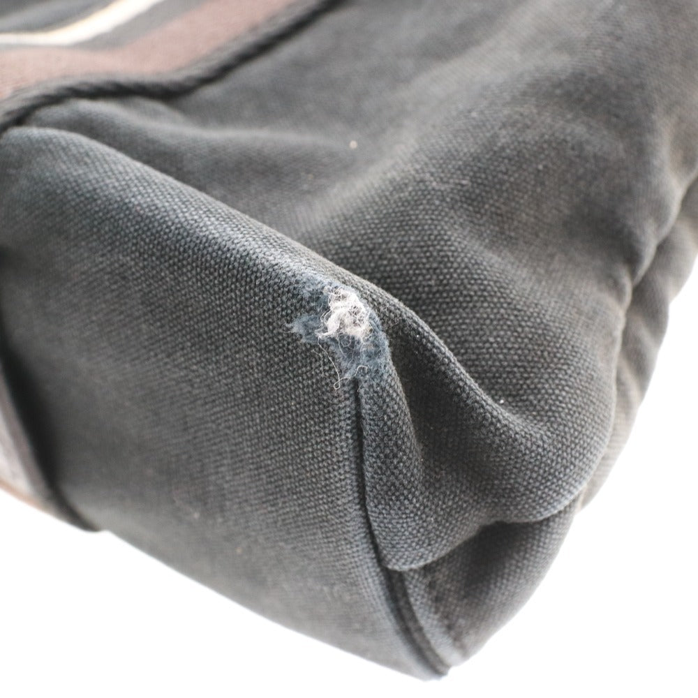 ● エルメス トロカホリゾンタルPM トートバッグ ハンドバッグ 鞄 レディース ブラック系