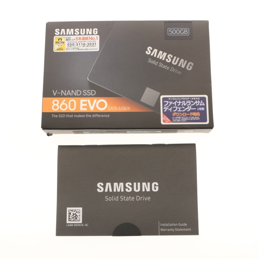■ SAMSUNG SSD V-NAD 500GB 860 EVO MZ-76E500B/EC 2.5-inch Internal SATA 3.0 PC Component Unused