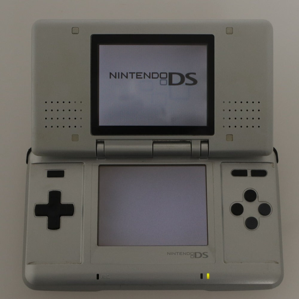 ■ Original Nintendo DS Console Platinum Silver NTR-001 Nintendo NDS with AC Adapter Tested and Working