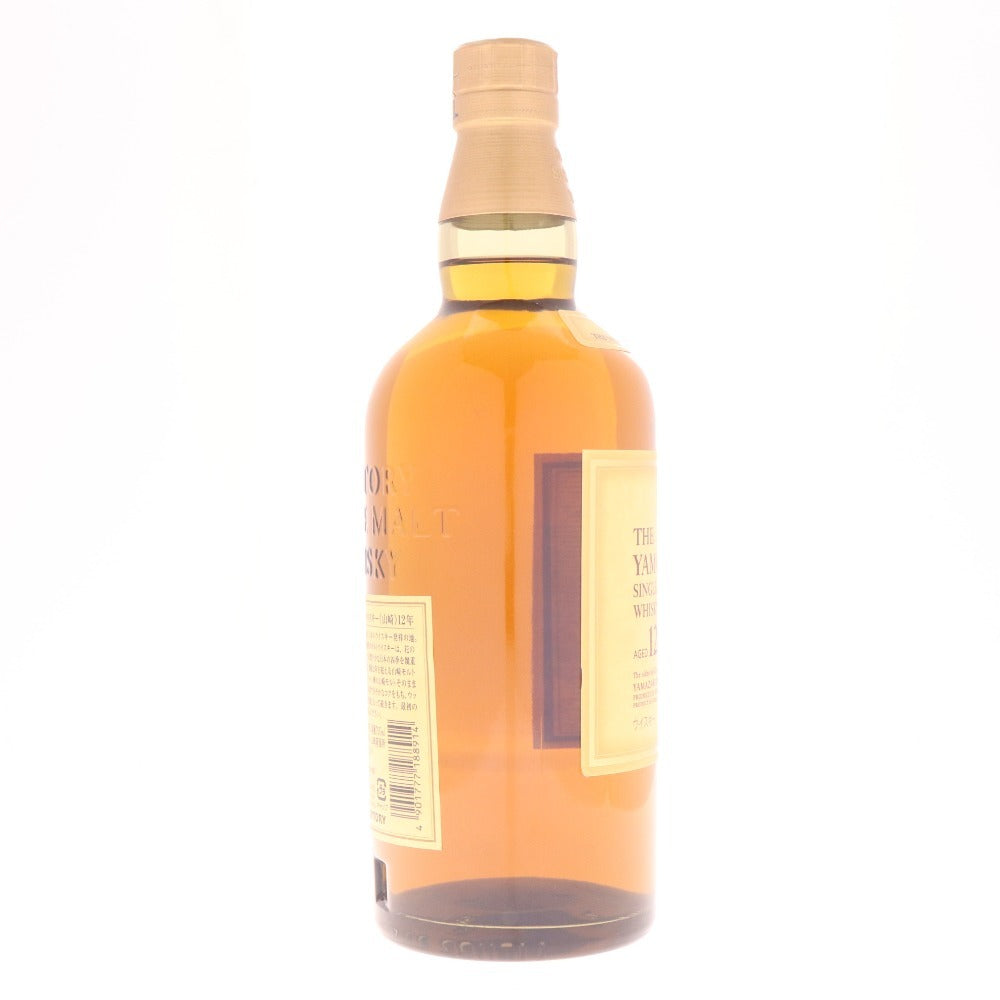 ● 酒 サントリー 山崎12年 シングルモルト ウイスキー 700ml 43% 箱付き 未開栓 未使用