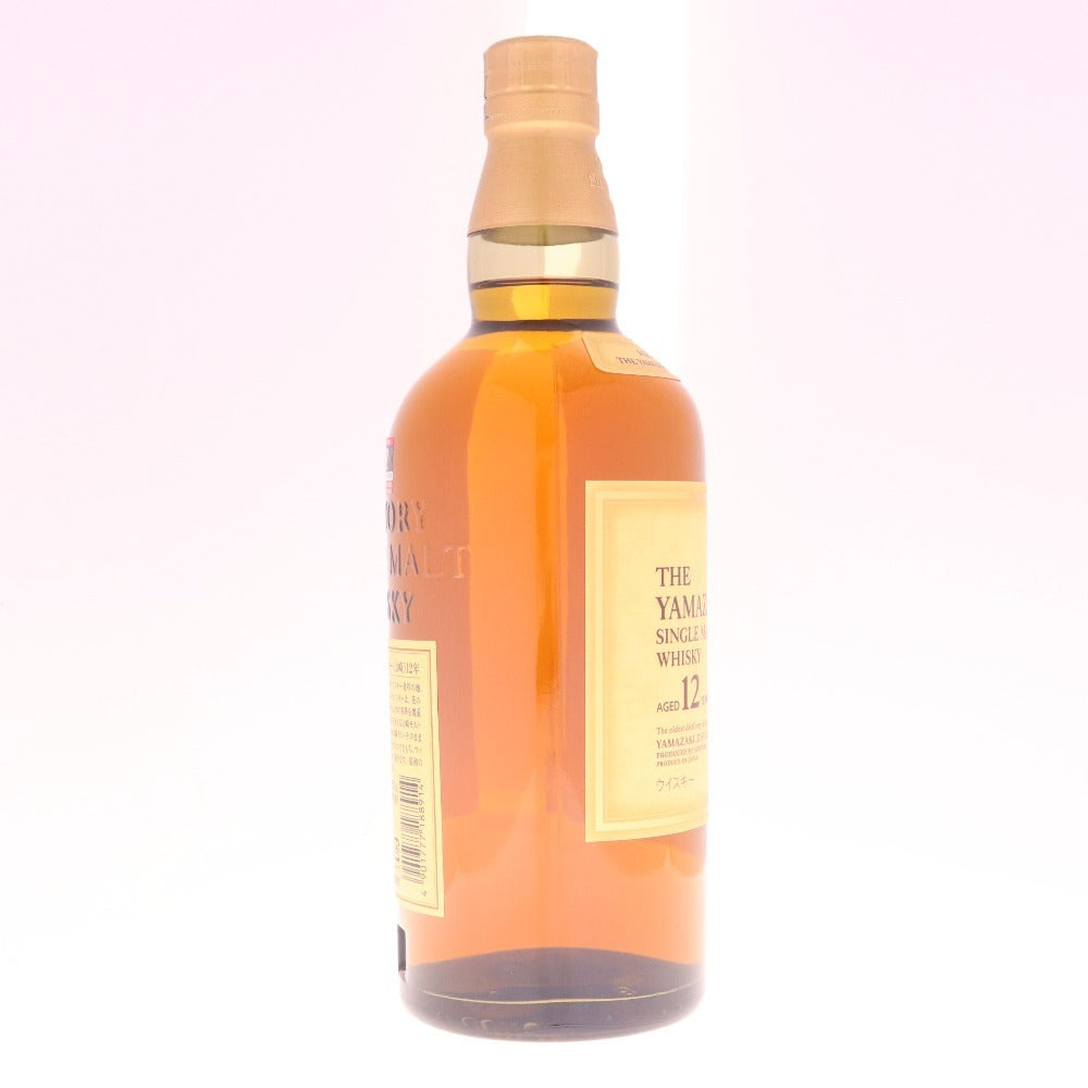 ● 酒 サントリー 山崎 12年 シングルモルト ウイスキー 700ml 43% 箱付き 未開栓 未使用