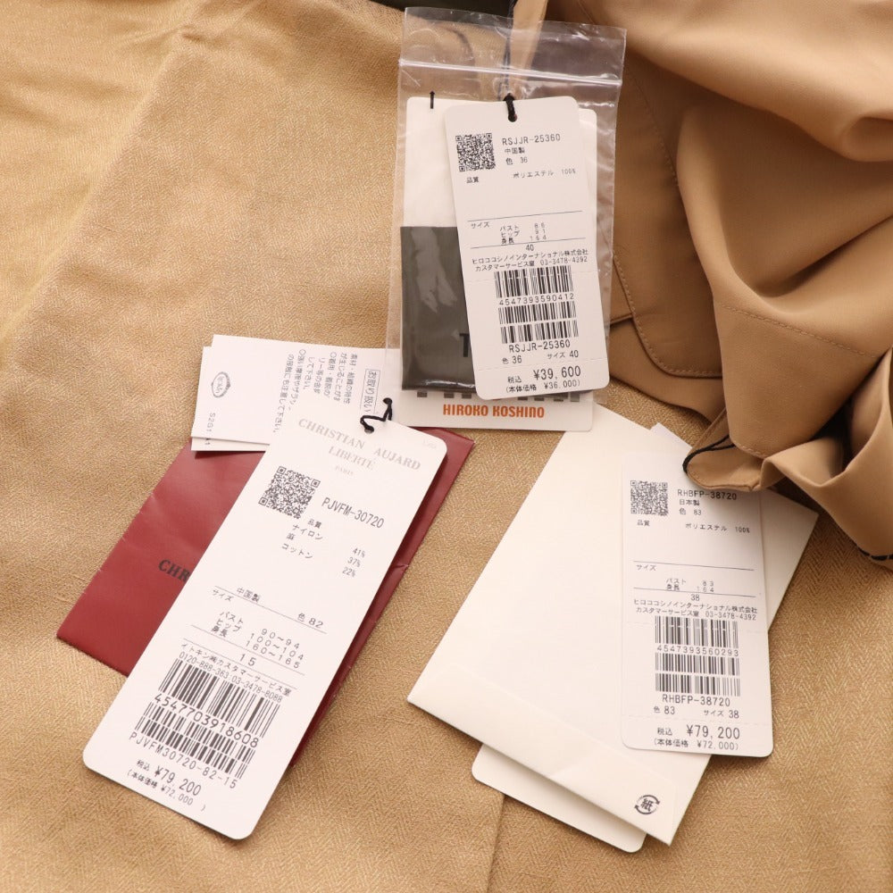 ■ ヒロココシノ クリスチャンオジャール 服 3点セット まとめ売り ジャケット コート ワンピース レディース 15 38 40 未使用