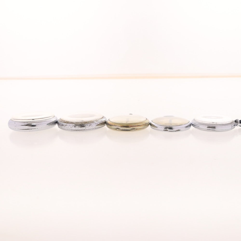 ■ SEIKO 19セイコー セイコー 精工舎 懐中時計 9点セット まとめ売り 1017 国鉄 プレシジョン EMPIRE 7,15,21石 等 スモセコ シルバー