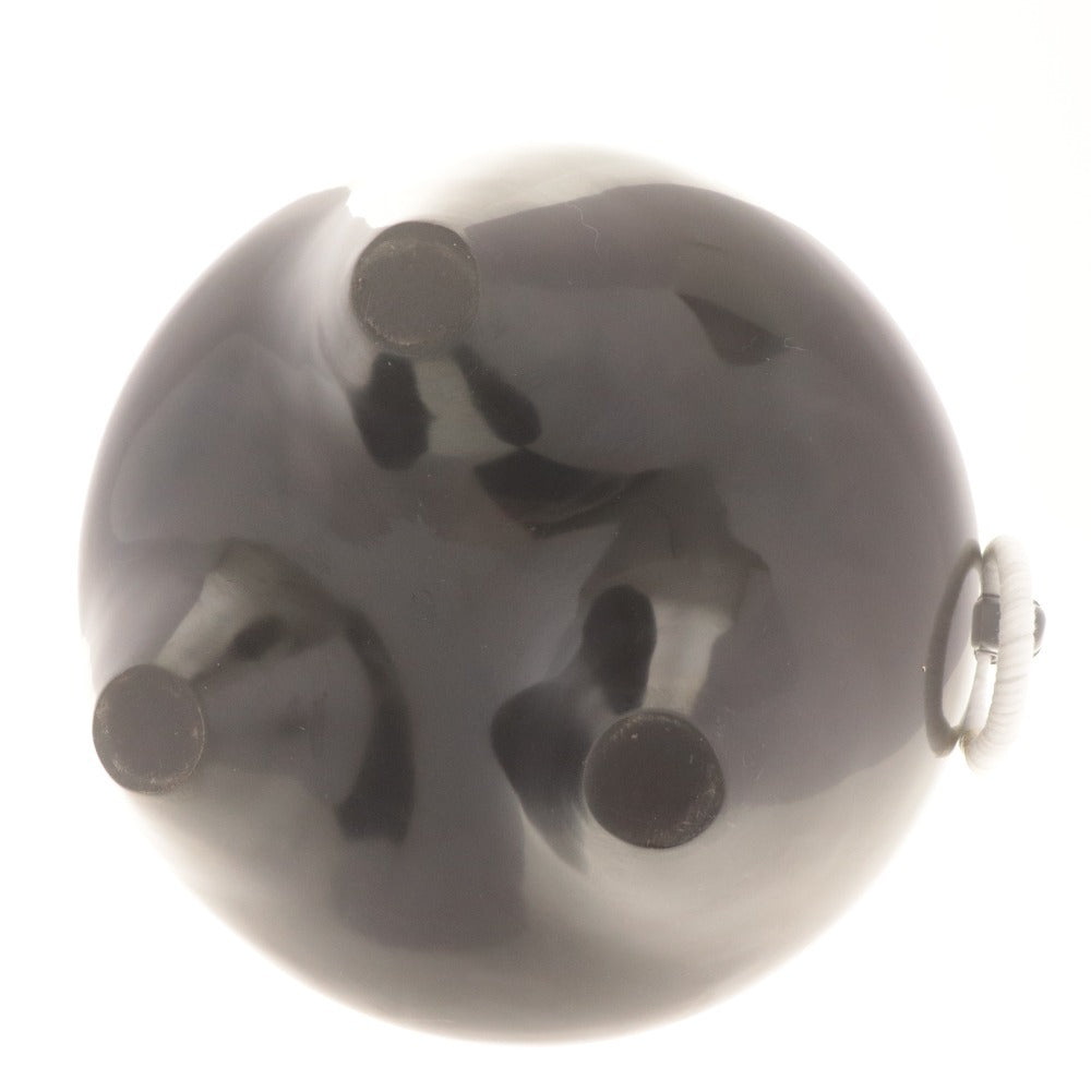 ■ Kanamori Joei Tea Kettle, Tea Utensil, Ro-kama, Metal, Traditional Craft, Art, Tea Ceremony Utensil, Length 33cm, Total Weight 8.7kg, Box Included