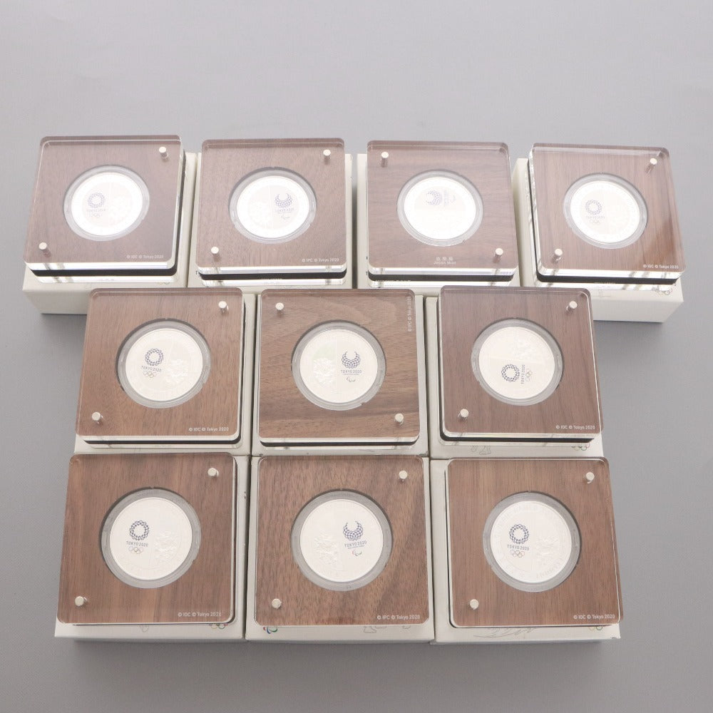 ■ 東京2020オリンピック 1000円銀貨 11枚セット 全9種 まとめ売り 記念硬貨 プルーフ貨幣 箱付き 未使用