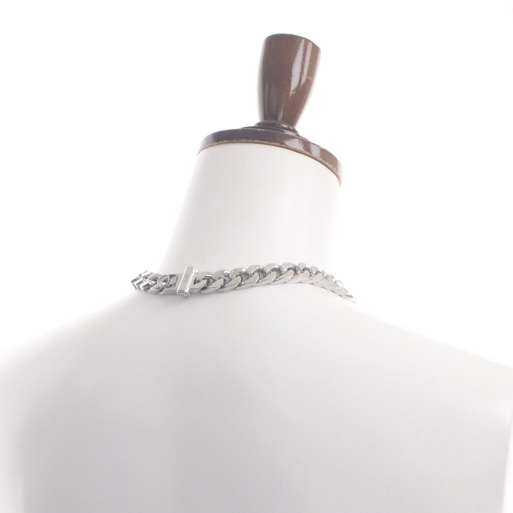■ LOUIS VUITTON Necklace Collier Metal LV Chain Links M68272 MP2586 LE0189 Monogram Men's Silver