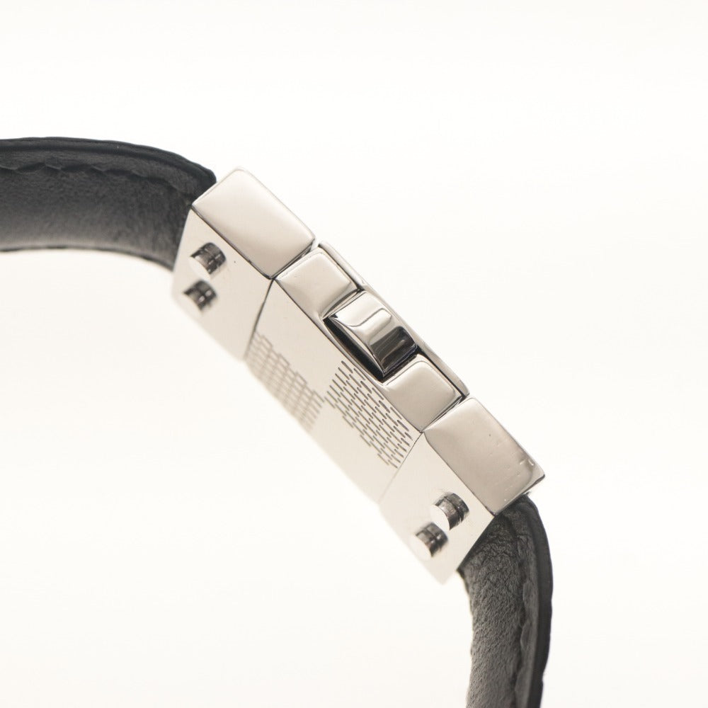 ■ LOUIS VUITTON ルイヴィトン ブレスレット M6606E ブラスレ・チェックイット ダミエ・グラフィット リバーシブル メンズ ブラック