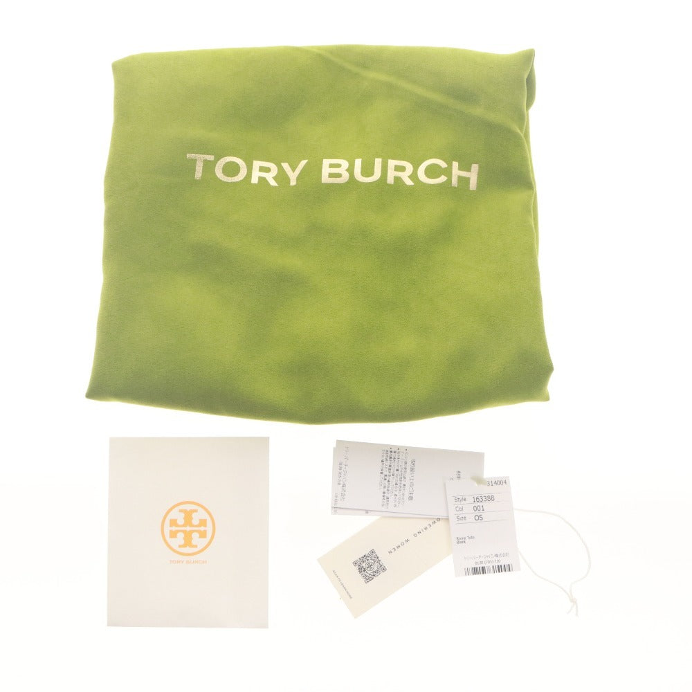 ■ TORY BURCH トリーバーチ ロミー トートバッグ ハンド 鞄 牛革 レザー 163388 レディース ブラック 黒 袋,タグ付き