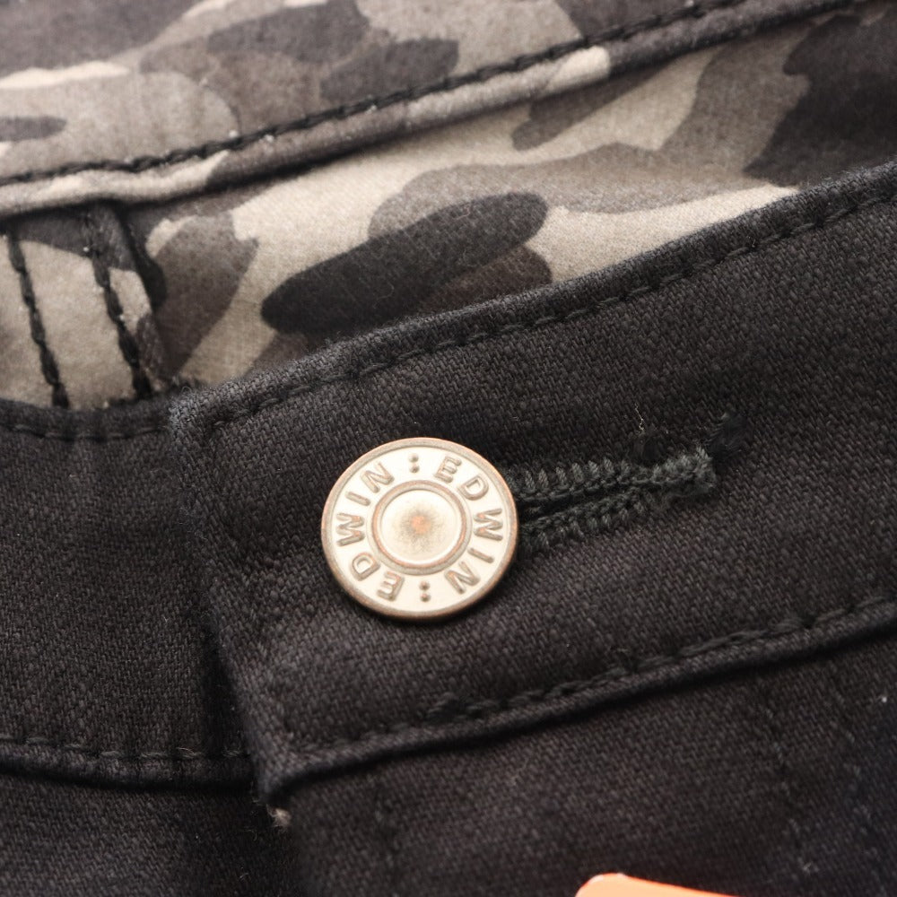 ■ エドウィン ジーンズ パンツ ボトムス レギュラーテーパード ワイルドファイア メンズ 32 ブラック タグ付き 未使用