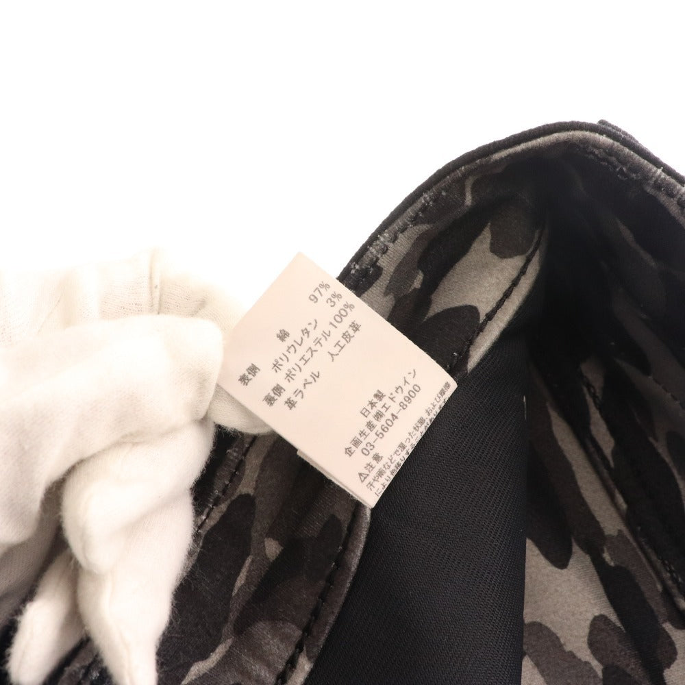 ■ エドウィン ジーンズ パンツ ボトムス レギュラーテーパード ワイルドファイア メンズ 32 ブラック タグ付き 未使用