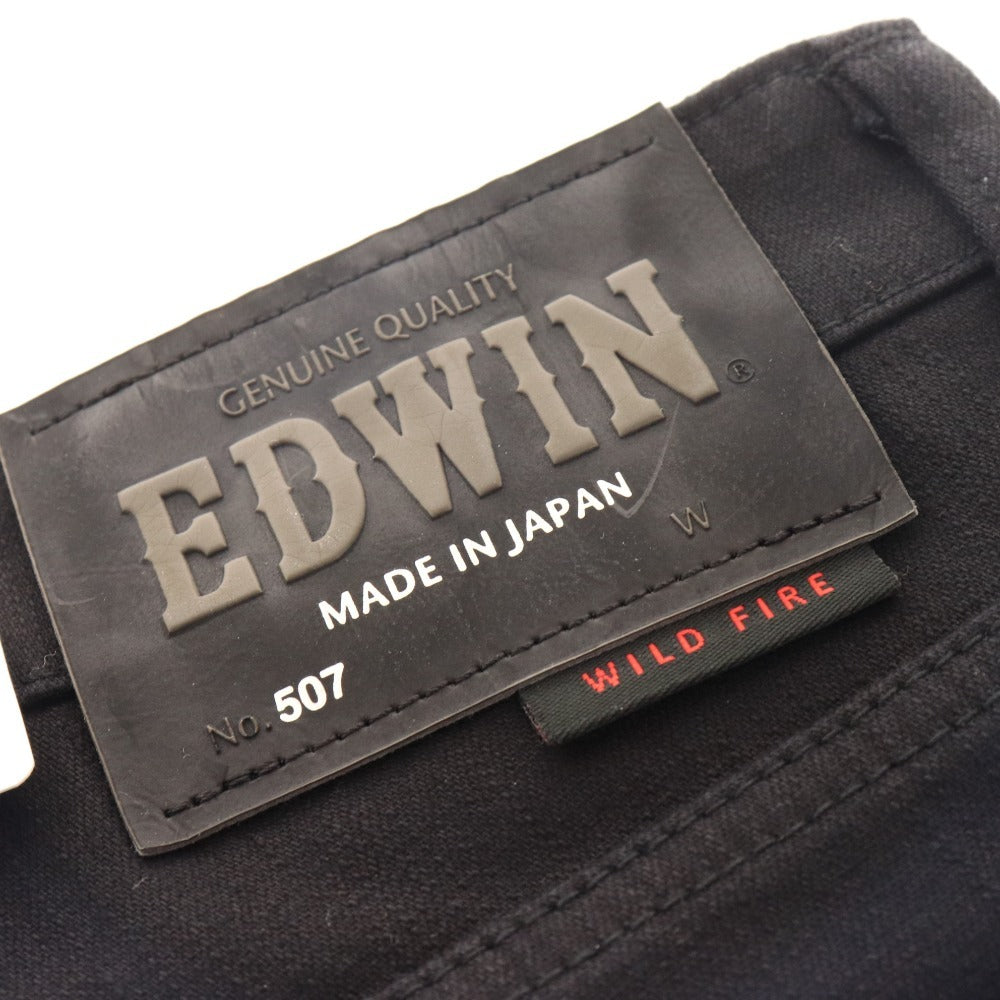 ■ エドウィン ジーンズ パンツ ボトムス レギュラーテーパード ワイルドファイア メンズ 32 ブラック タグ付き 未使用