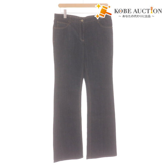 ■ アイグナー ジーンズ デニムパンツ パンツ ボトムス ブーツカット レディース ITA44 ブラック系