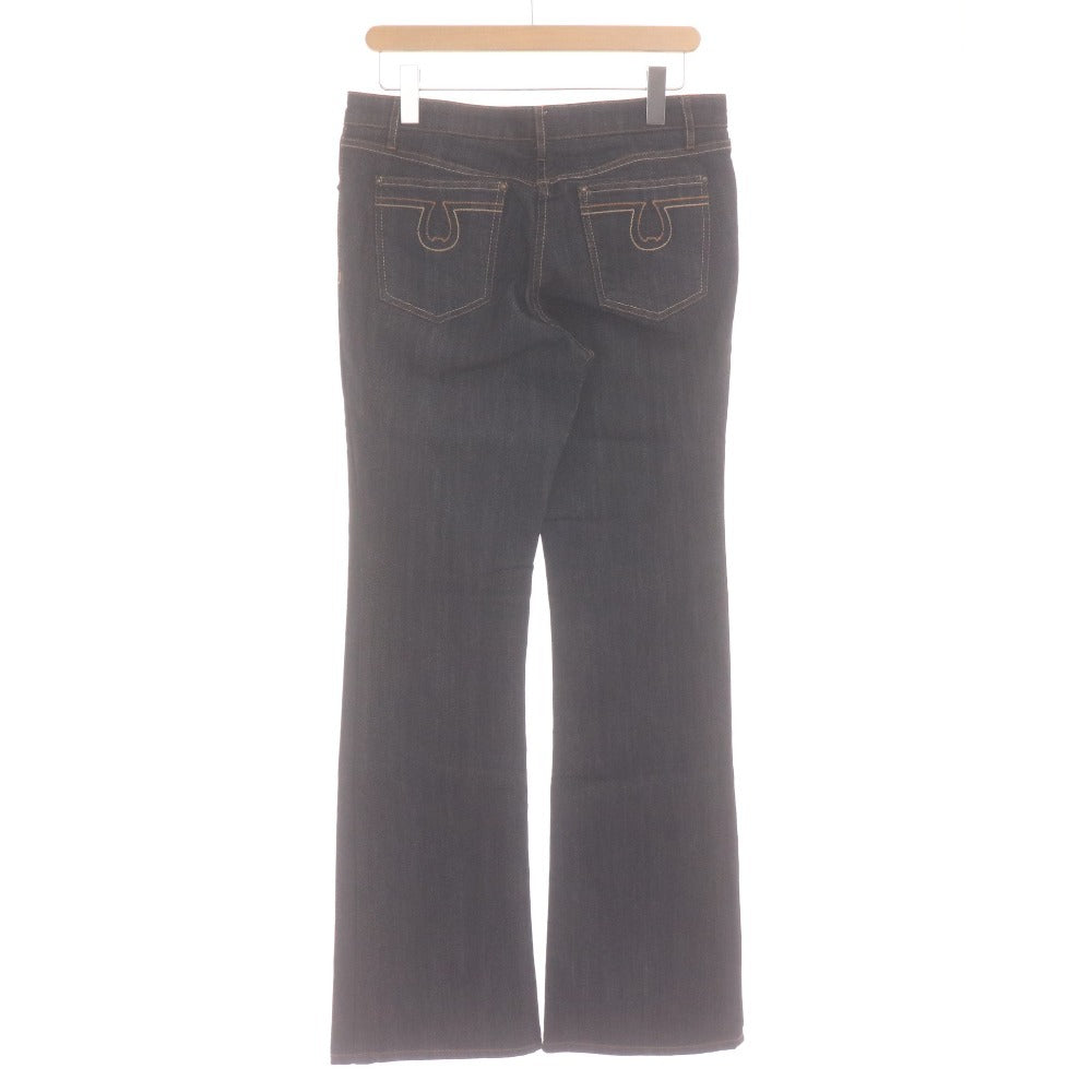 ■ アイグナー ジーンズ デニムパンツ パンツ ボトムス ブーツカット レディース ITA44 ブラック系